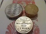 Rare Antique L T Piver Powder Boxes / Compacts 1920s