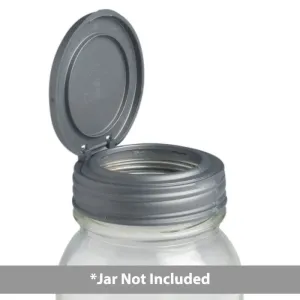 ReCAP Mason Jar Flip Cap - Silver
