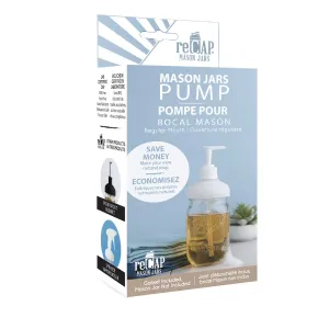 ReCAP Mason Jar Pump - White