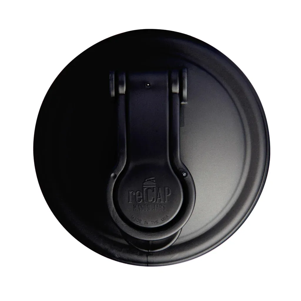 ReCAP Mason Jar Regular Mouth Pour Cap - Black