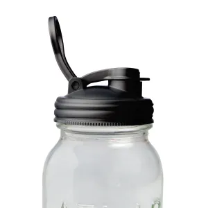 ReCAP Mason Jar Regular Mouth Pour Cap - Black