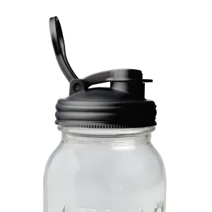 ReCAP Mason Jar Wide Mouth Pour Cap - Black