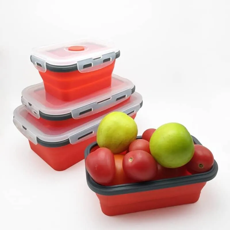 Silicone Collapsible Portable Food Container