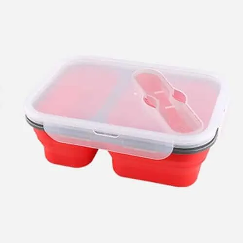 Silicone Collapsible Portable Lunch Box