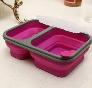 Silicone Collapsible Portable Lunch Box