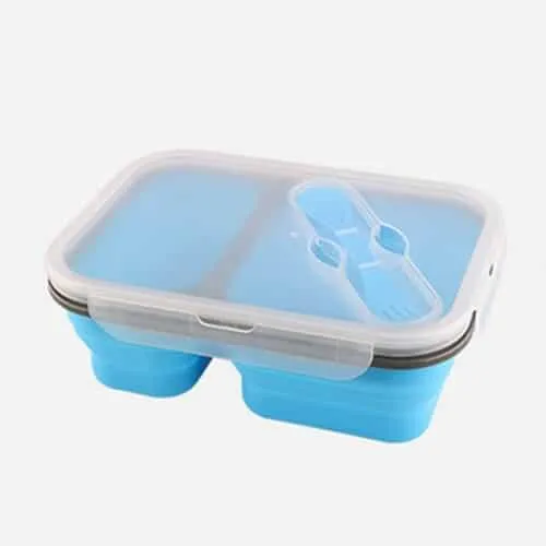 Silicone Collapsible Portable Lunch Box