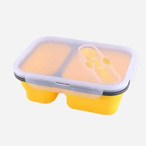 Silicone Collapsible Portable Lunch Box