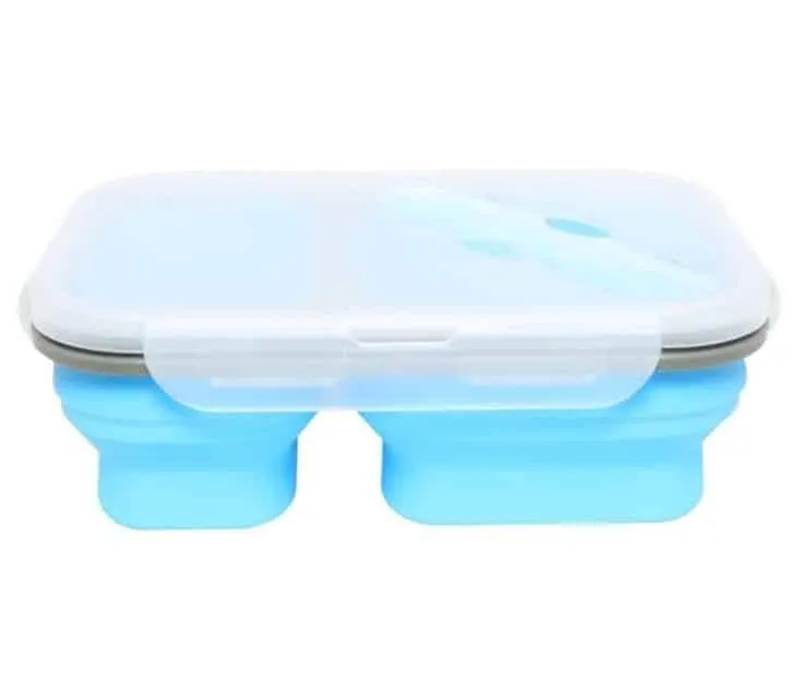 Silicone Collapsible Portable Lunch Box