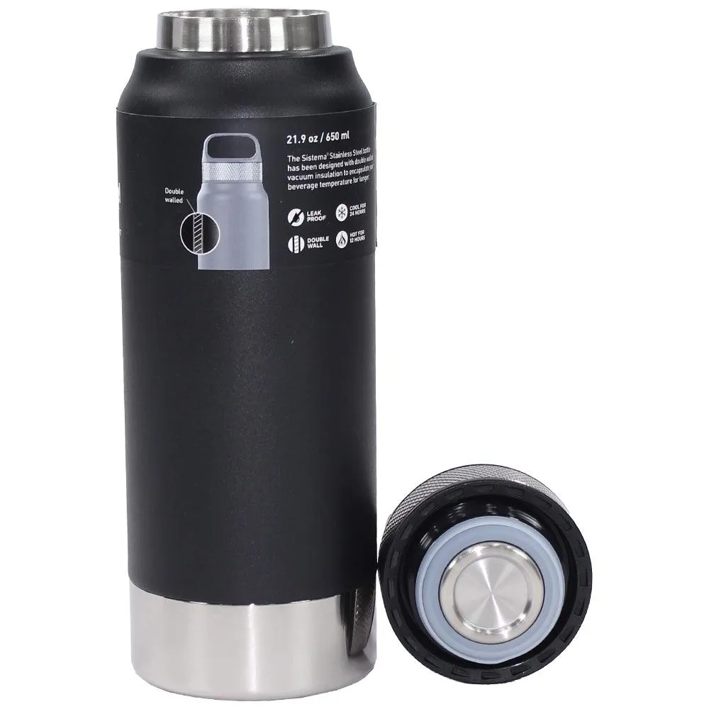 Sistema 650 ml Stainless Steel Bottle