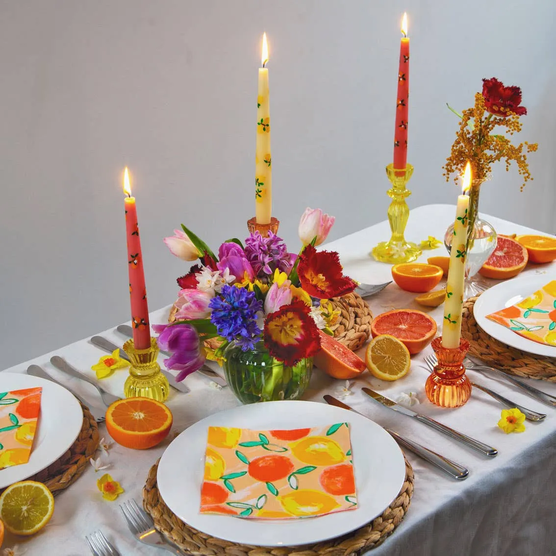 Small Glass Candle Holders Starter Set - Home Décor