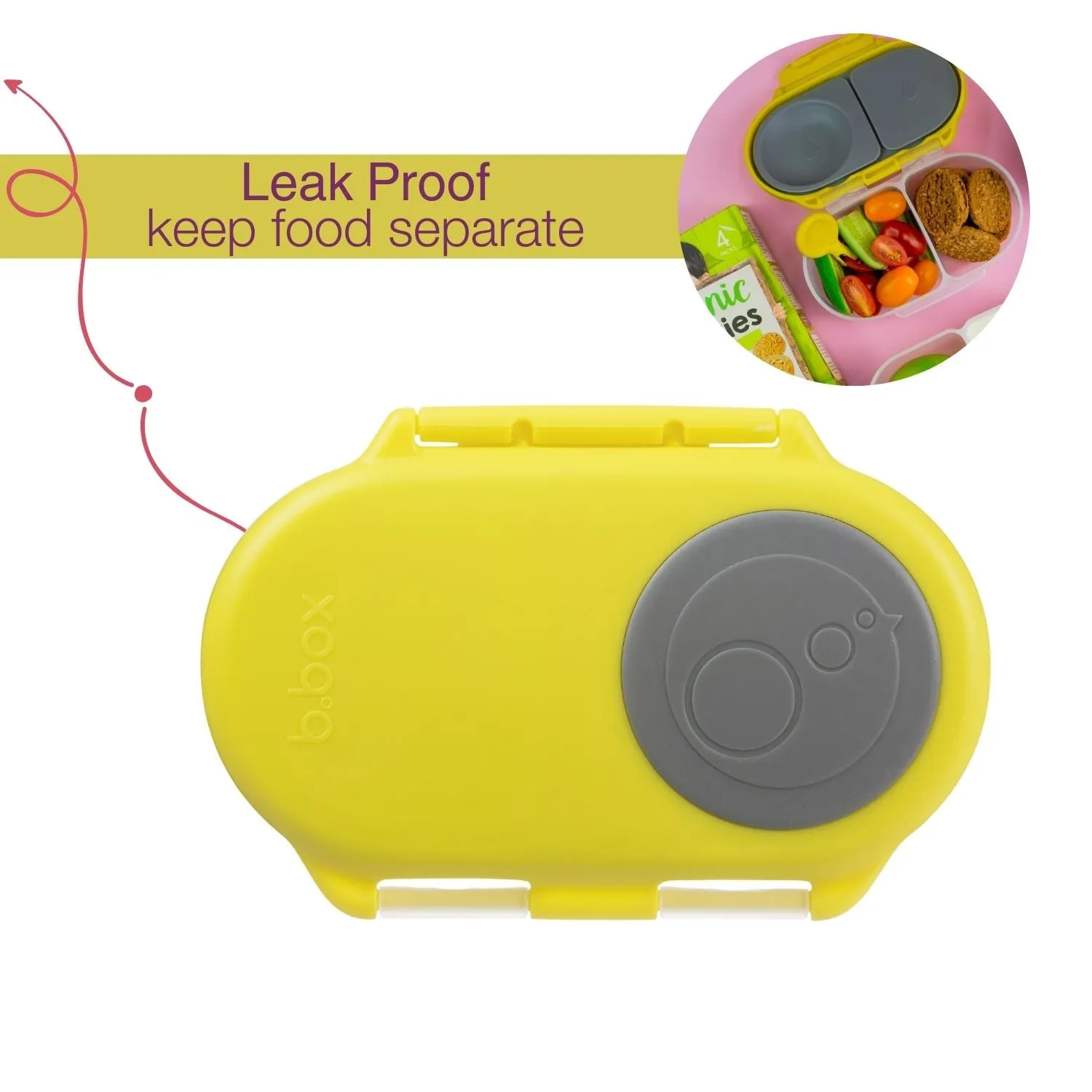 Snackbox Lemon Sherbet Yellow
