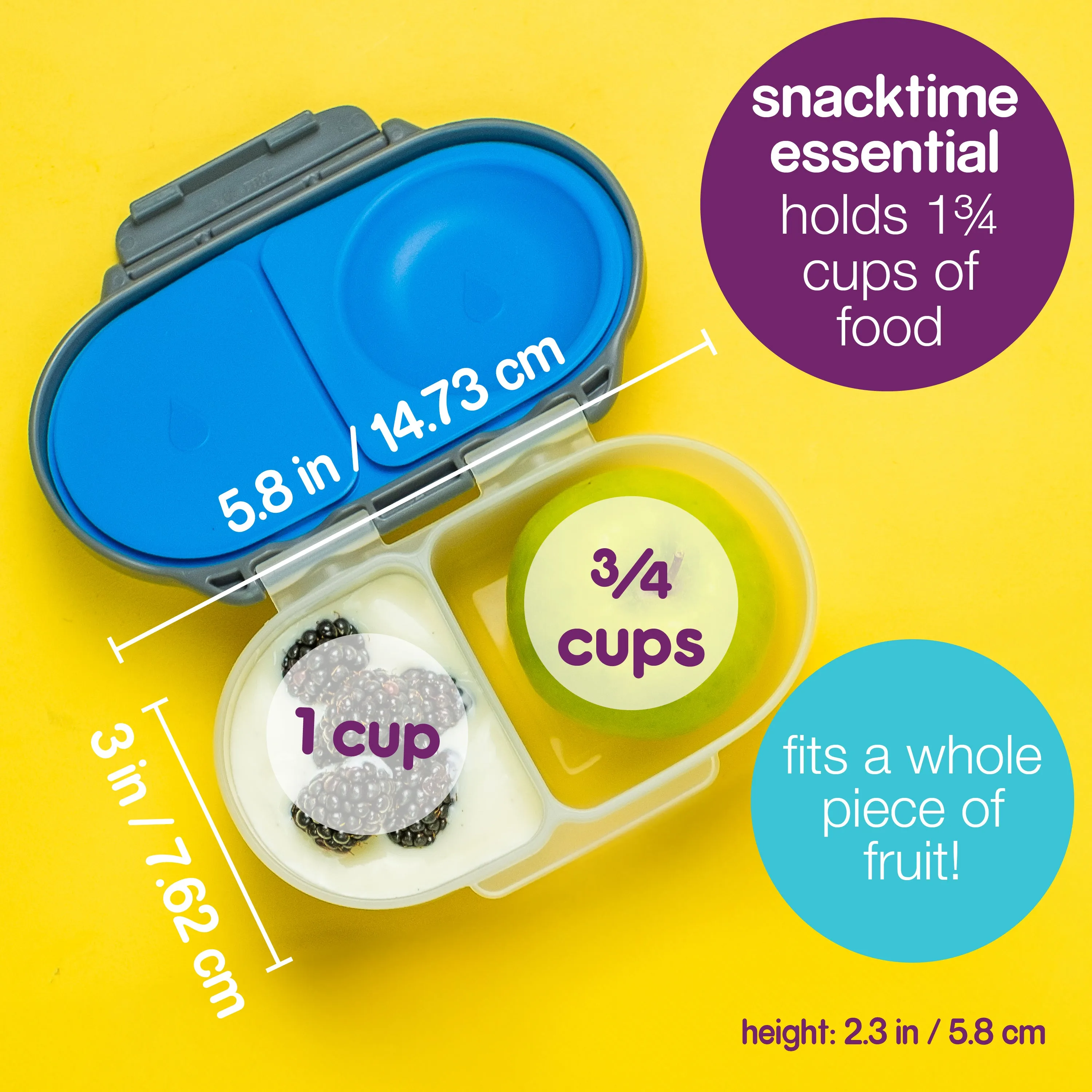 Snackbox Lemon Sherbet Yellow