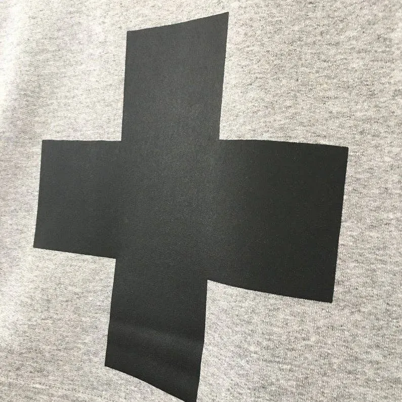 Swiss Cross Sweatshirt Throw Blanket