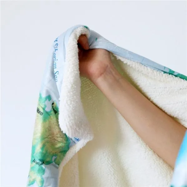 The Happy Bus Cozy Hooded Blanket