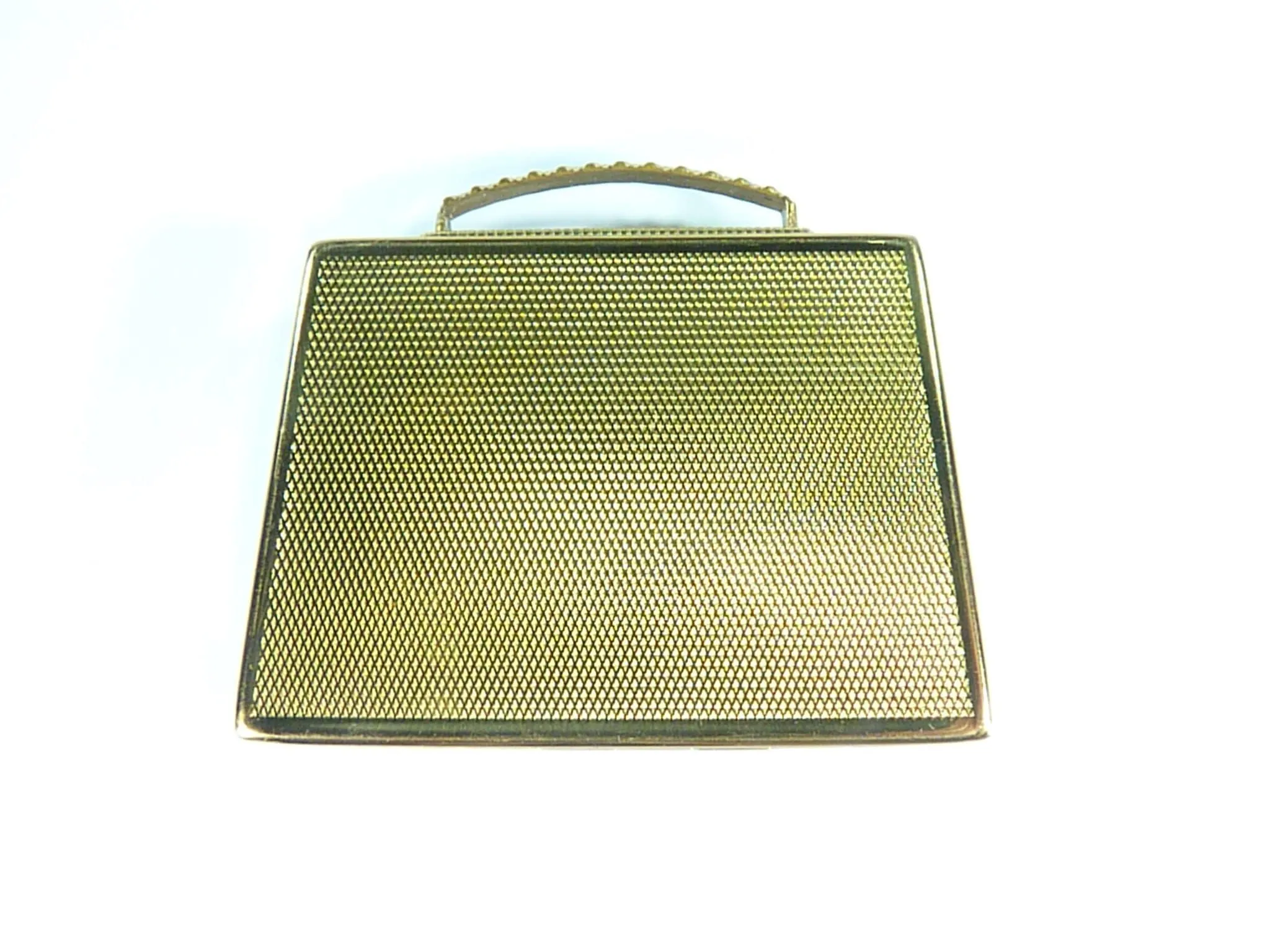 Unused Mascot Musical Handbag Powder Compact 1950s Rare