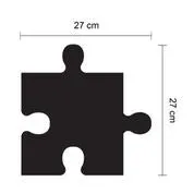 Walplus Chalkboard Puzzle Sticker 27 X 27 Cm