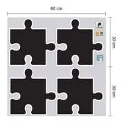 Walplus Chalkboard Puzzle Sticker 27 X 27 Cm