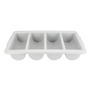 Winco PL-4B Cutlery Bin, 4 Compartment, PP