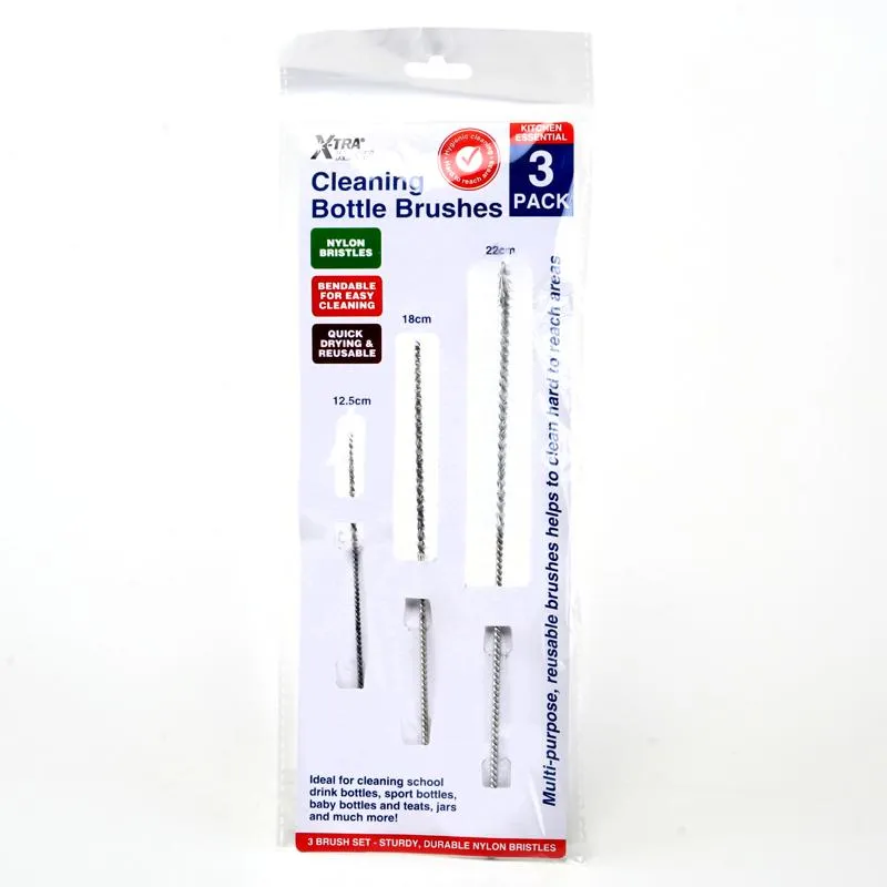Xtra Kleen Cleaning Bottle Brushes 3Pcs 237883