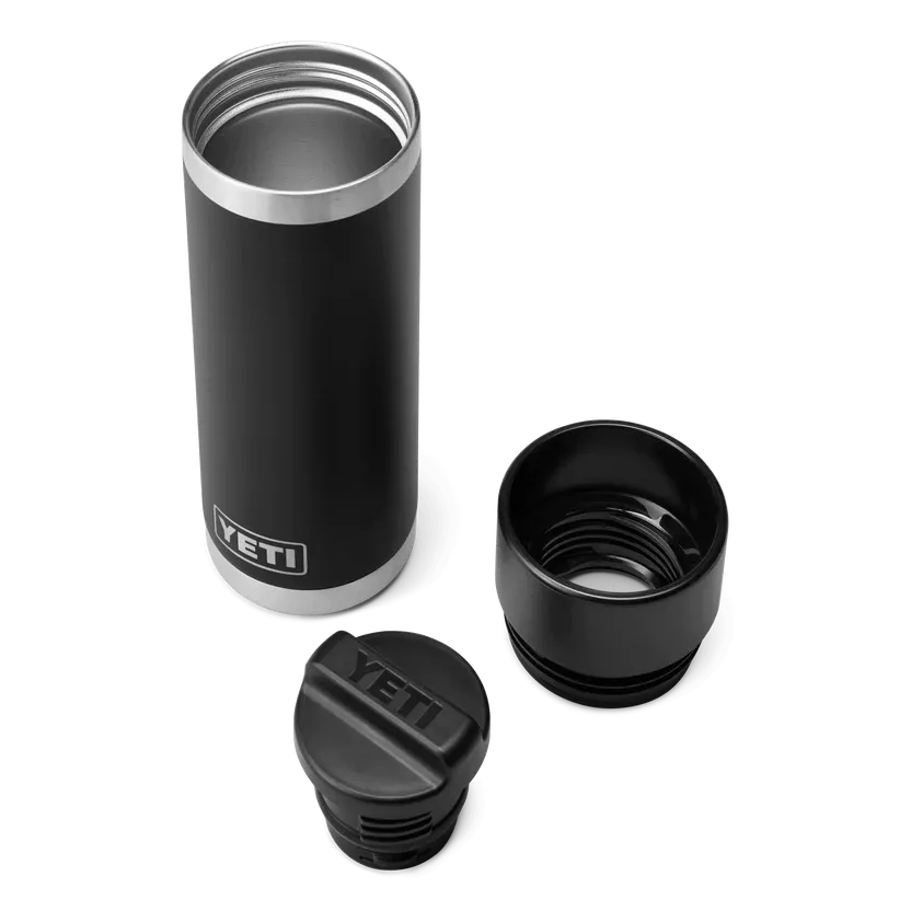 YETI Rambler 18 OZ (532ml) Bottle With Hotshot Cap - Black