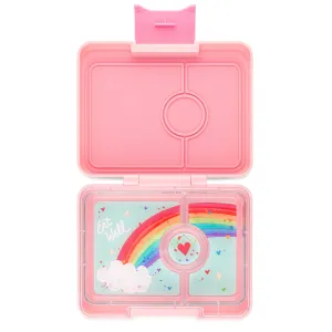 Yumbox Mini Snack 3-Compartment Lunch Box - Coco Pink Rainbow