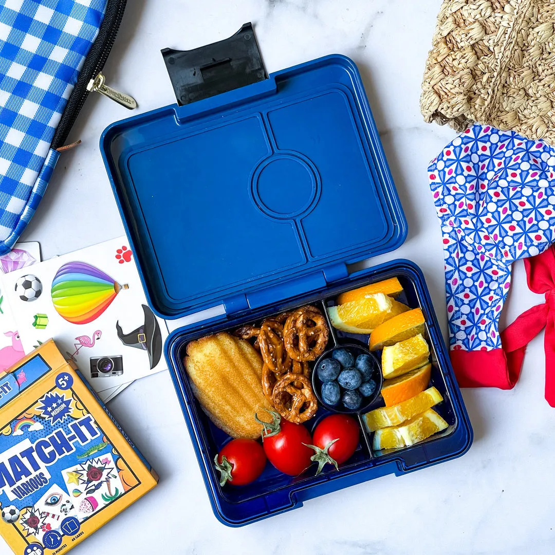 Yumbox Mini Snack - 3 Compartment Lunch Box - Monte Carlo Navy