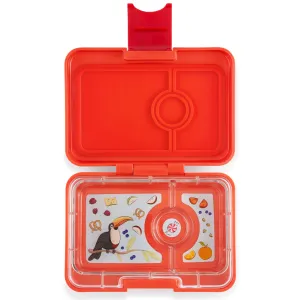Yumbox Mini Snack Saffron Orange 3 Compartment Lunch Box