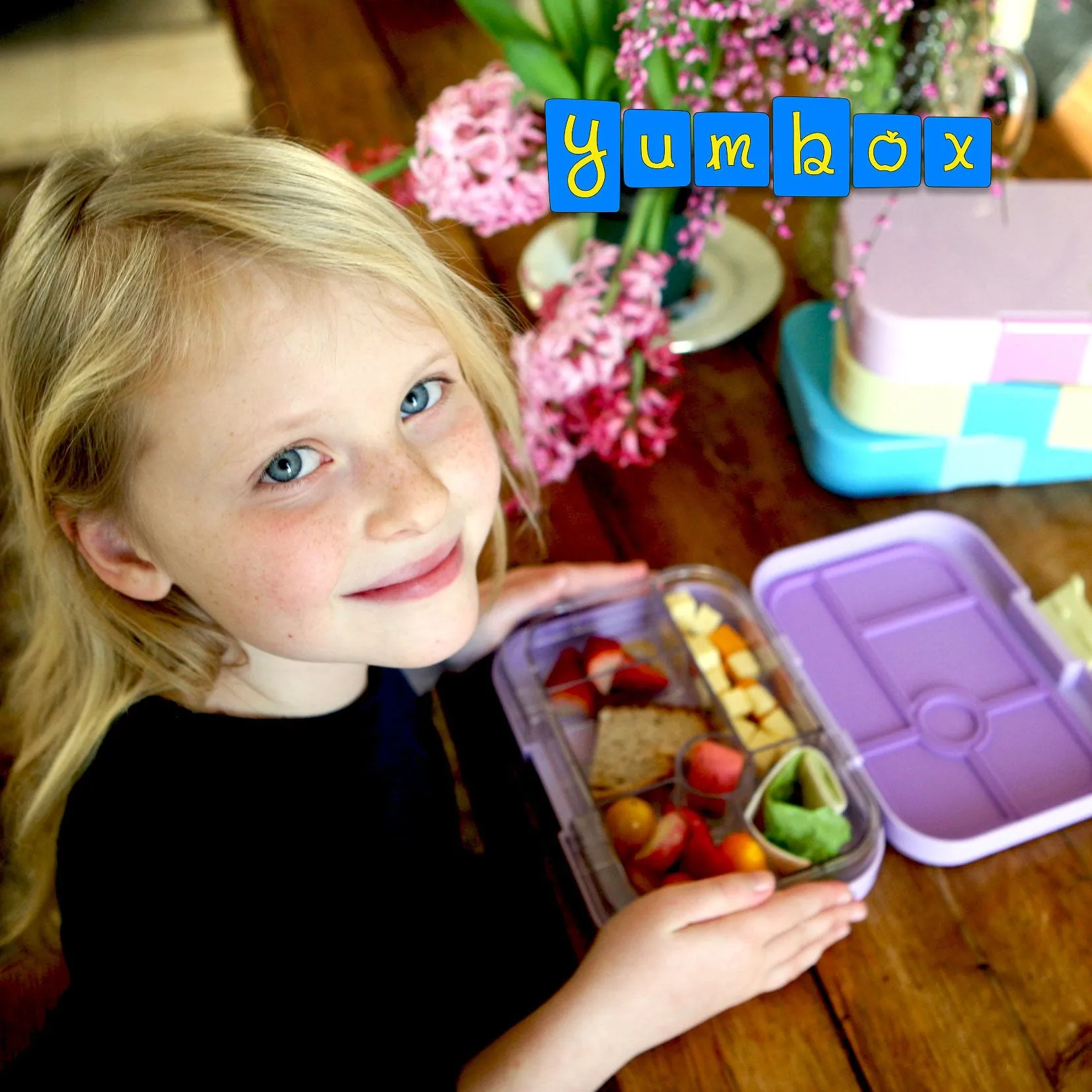 Yumbox Original 6-Compartment Lunch Box - Power Pink Unicorn