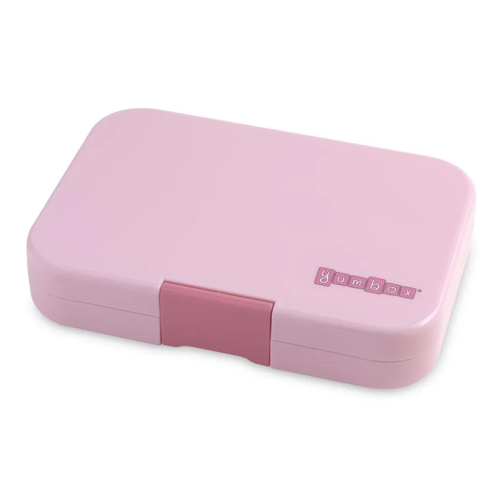 Yumbox Tapas with Botanical Tray Amalfi Pink 4-Compartment Lunch Box